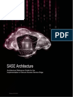 SASE Architecture: Architecture Reference Guide For The Implementation of Secure Access Service Edge