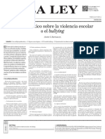 281-Análisis Crítico Sobre La Violencia Escolar o Bullying-La Ley-5-1-2021