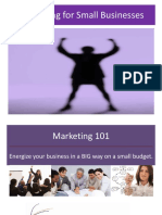 Marketing For Small Businesses