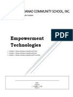 Mindanao Community School, Inc.: Empowerment Technologies