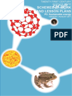 Module p3 Sustainable Energy Scheme of Work and Lesson Plan