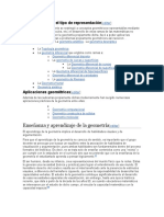 Geometría Según El Tipo de Representación