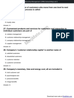 Customer Relationship Management (CRM) Solved Mcqs Set 2