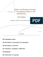 EITN90 Radar and Remote Sensing Lecture 3: Propagation Effects and Mechanisms