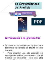 Métodos Gravimétricos de Análisis