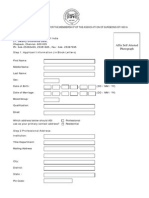 Application Form For The Membership of The Association of Surgeons of India