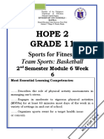 Hope 2 Grade 11: Sports For Fitness