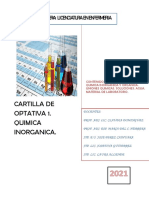 Cartilla Optativa1 Quimica Inorganica. 1°cuat.2021