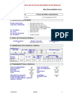 MSDS Sika Desmoldante Acua Desmoldante