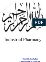 Introduction To Industrial Pharmacy