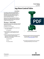 Fisher EZ Sliding - Stem Control Valve: The Easy - Et Valve Family