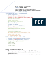 Bài Tập Practice Writing Task 1 Introduction: S + V + + Where + When