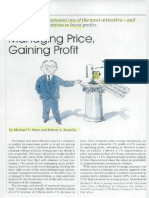 Managing Price Gaining Profit