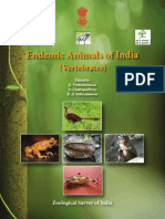 Endemic Animals of India (Vertebrates)