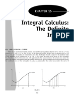 Integral Calculus: The Definite Integral: 15.1 Area Under A Curve