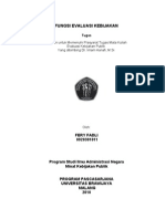 Penelitian Evaluasi Kebijakan