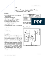 FSCQ1565RT: Green Mode Fairchild Power Switch (FPS) For Quasi-Resonant Switching Converter