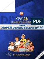 (Physical Education) : Mapeh G10