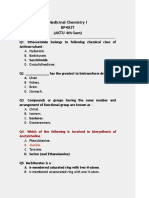 Medicinal Chemistry (MCQs Exam)