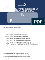 Unidad 3. Los Seis Factores de La Matemática Financiera