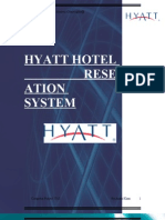 Hyatt Hotels Reservation System