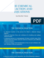 The Chemical Reaction and Equations: Engr. Maica Mae T. Romano