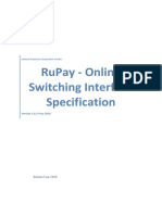 RuPay-Online Switching Interface Specification - V1.8.3