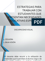 Presentación Discapacidad Visual Estrategias