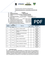 Plan de Tutoría y Convivencia Escolar Taca-2021