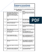 General Safety Guideline For Operators For Commissioning of The EOT Cranes