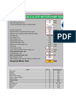 Pump Sizing Calculation (Photo)