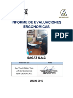 Informe de Evaluaciones Ergonomia Sede 2