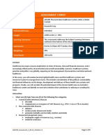 AHS205 - Assessment 3 Brief - Module 6.1