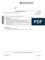 Cambridge IGCSE: Information and Communication Technology 0417/32