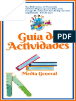 Guía de Actividades 1er Año Media General Lista