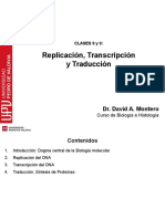 Clase 8 y 9 - Replicación, Transcripción y Traducción