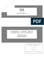 Energy Efficient Design: Assignment - 4