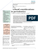 Occlusal Considerations in Periodontics: Occlusion