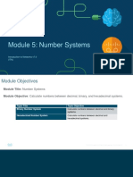 Module 5: Number Systems: Introduction To Networks v7.0 (ITN)