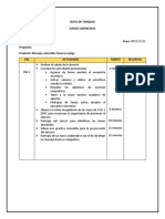 Ruta de Trabajo - Feria de Ciencias