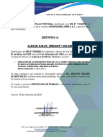 Certificado Gregory 2