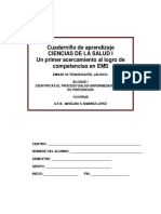 Cuadernillo de Aprendizaje Ciencias de La Salud I Un Primer Acercamiento Al Logro de Competencias en EMS