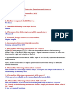 PLC Interview Questions and Answers