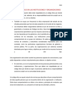 4.1 Proceder Ético en Las Instituciones y Organizaciones