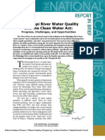 Mississippi River Water Quality and The Clean Water Act, Report in Brief