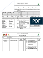 Kimanis Power Project: Job Safety Analysis