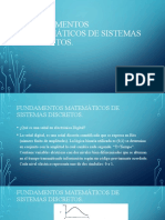 Fundamentos Matemáticos de Sistemas Discretos