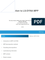 Introduction To LS-DYNA MPP&Restart