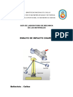 Laboratorio 06. Ensayo Impacto Charpy