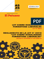 Ley Modalidades Formativas Laborales